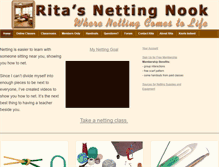 Tablet Screenshot of nettingnook.com